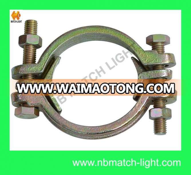 Carbon Steel Heavy Duty Double Bolt Hose Clamp