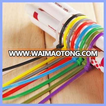 Colorful Nylon Cable Tie Customized Zip Tie Wire Clip Holder Cable Tie Nylon