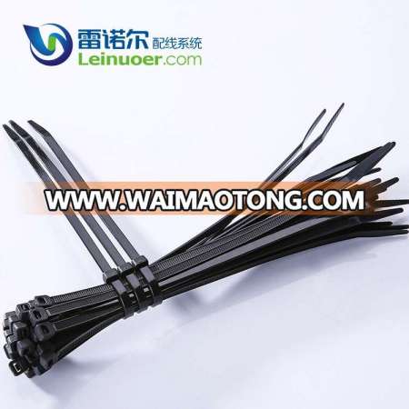 CHINA black self locking plastic clamp wire zip cable tie