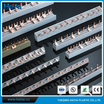 Haitai Electric Pin And Fork Type 1P/2P/3P/4P MCB Comb Copper Busbar