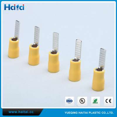 Haitai OEM DBV Series Pre-Insulating Copper Electrical Lipped Blade Terminal Connector