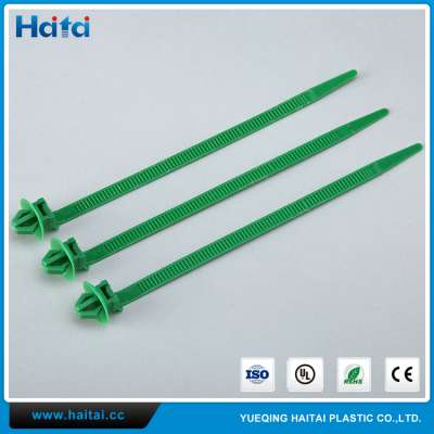 Haitai Waimaotong China Cable Wire Electrical Green Car Auto Nylon 66 Cable Tie