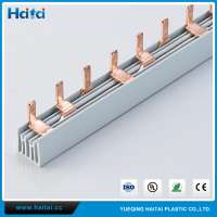 Haitai Free Samples Copper Busbar Pin Type 3P MCB Conductor Busbar