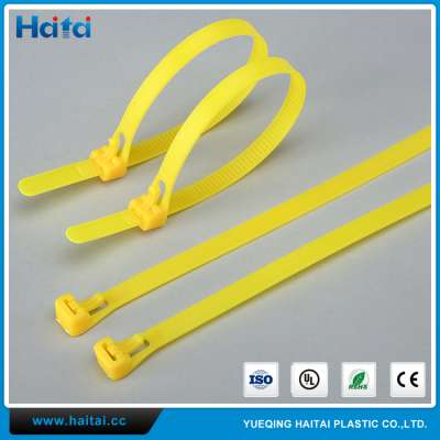 Haitai 2016 Heat Resistant UV Protection Cable Tie Soft Releasable Zip Tie