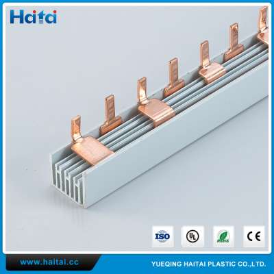 Haitai Low Price P3P+N U Type Pin Type Fork Type 1 Meter Copper Busbar